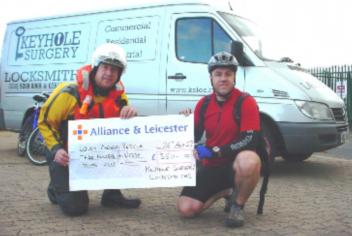 Lap the Lough Cheque Donation